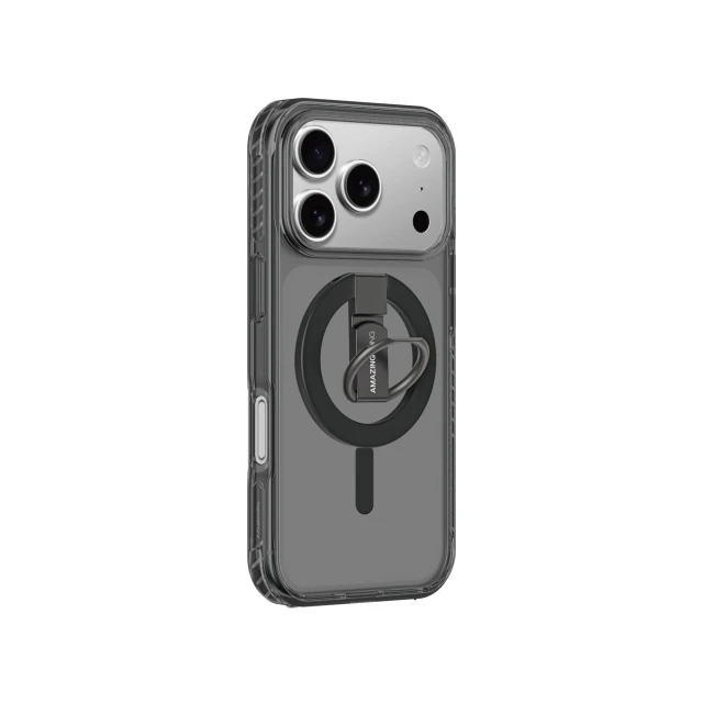 Чохол AmazingThing Titan Pro Grip Ring Set для iPhone 17 Pro Black with MagSafe (4896238100287)