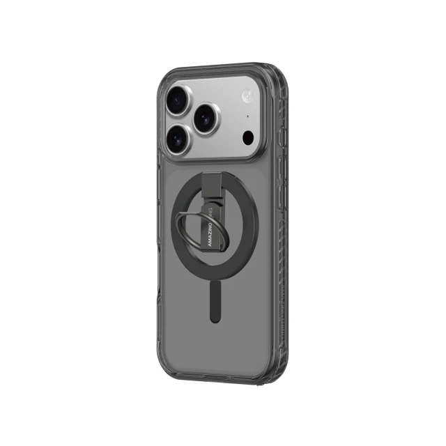 Чохол AmazingThing Titan Pro Grip Ring Set для iPhone 17 Pro Black with MagSafe (4896238100287)
