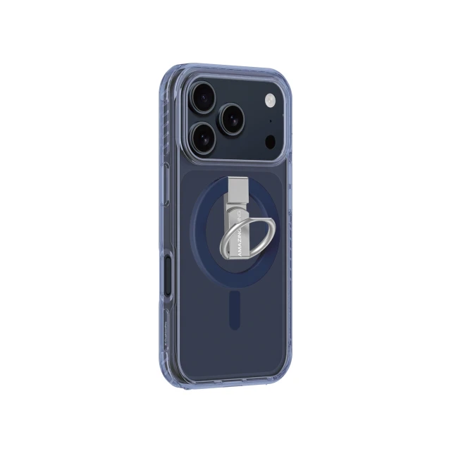 Чохол AmazingThing Titan Pro Grip Ring Set для iPhone 17 Pro Max Blue with MagSafe (4896238100317)
