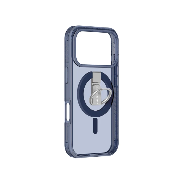 Чохол AmazingThing Titan Pro Grip Ring Set для iPhone 17 Pro Max Blue with MagSafe (4896238100317)
