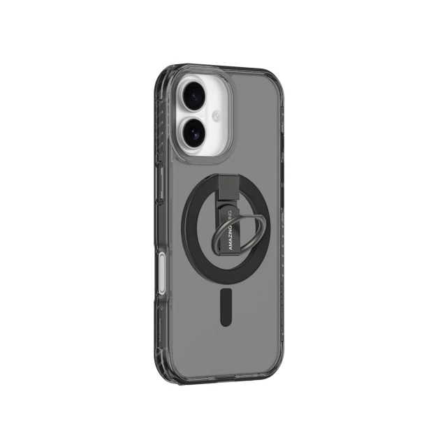 Чохол AmazingThing Titan Pro Grip Ring Set для iPhone 17 Black with MagSafe (4896238100348)