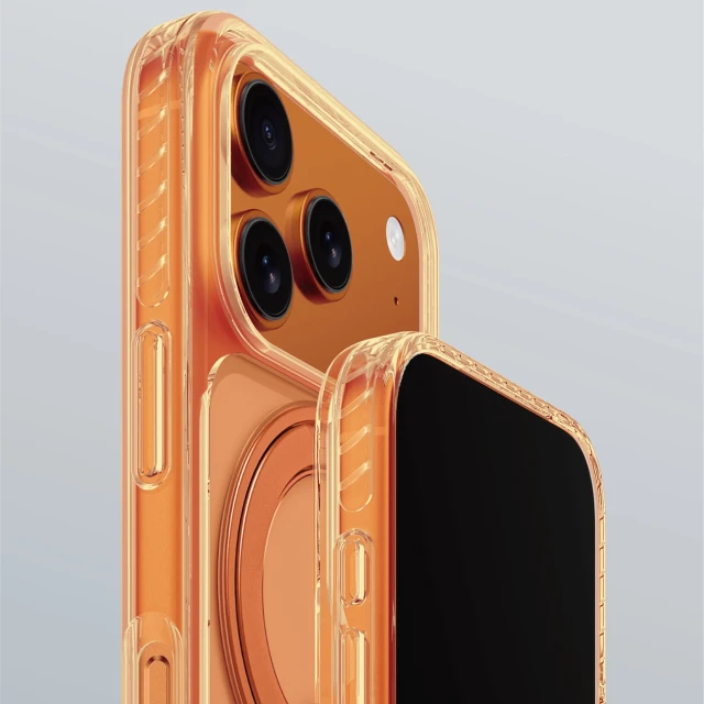 Чохол AmazingThing Titan Pro Spin для iPhone 17 Pro Max Orange with MagSafe (4896238100478)