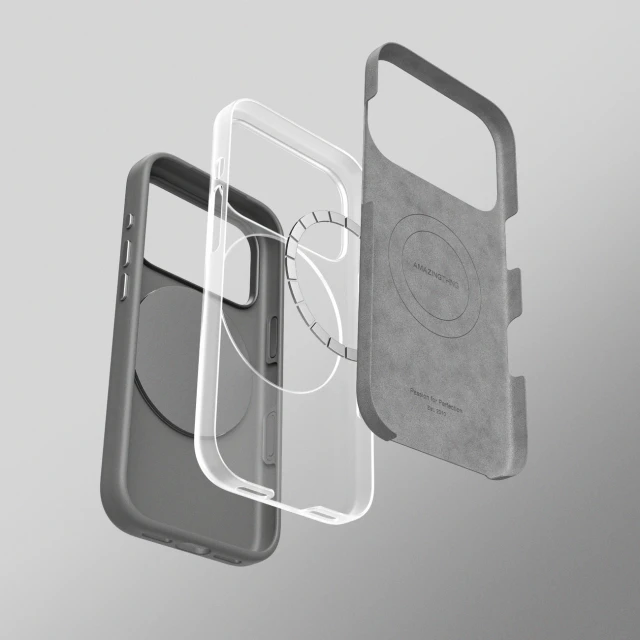 Чохол AmazingThing Cloudie для iPhone 17 Pro Grey with MagSafe (4896238100591)