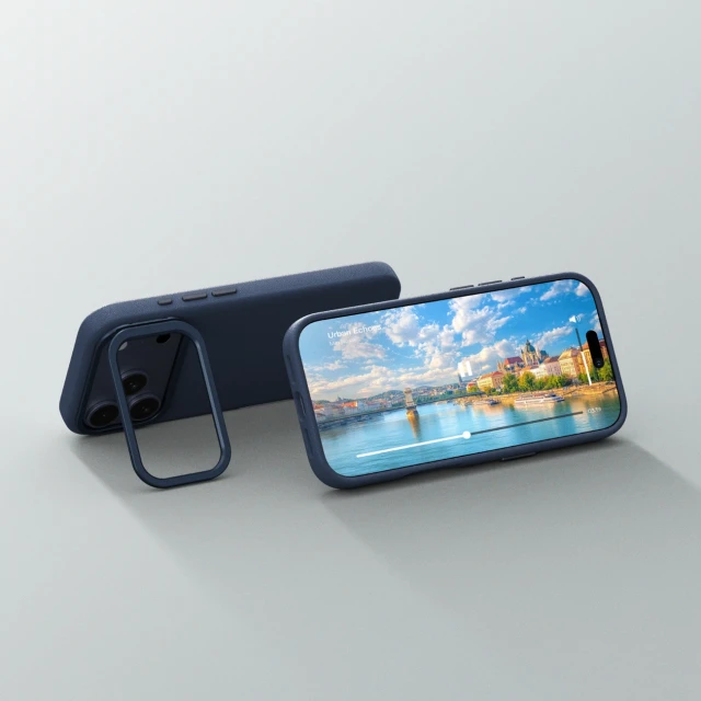 Чехол AmazingThing Glamour для iPhone 17 Pro Max Blue with MagSafe (4896238100652)