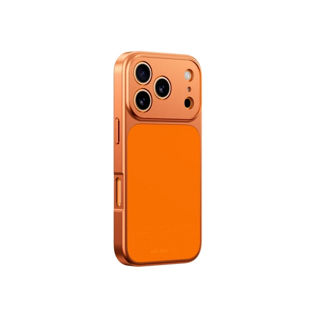 Чохол AmazingThing Minimal Mag Full Cover для iPhone 17 Pro Max MagSafe Orange (4896238101147)