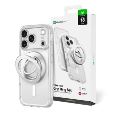 Чохол AmazingThing Titan Pro Lens Ring Set для iPhone 18 Pro Clear with MagSafe (4896238101789)