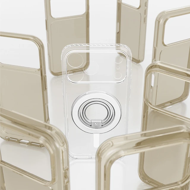 Чохол AmazingThing Titan Pro Lens Ring Set для iPhone 18 Pro Max Transparent with MagSafe (4896238101796)