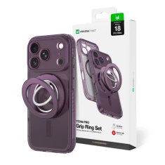 Чохол AmazingThing Titan Pro Lens Ring для iPhone 18 Pro Max Purple with MagSafe (4896238101833)