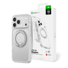 Чохол AmazingThing Titan Pro Spin Lens для iPhone 18 Pro Clear with MagSafe (4896238101840)