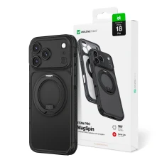 Чохол AmazingThing Titan Pro Spin Lens для iPhone 18 Pro Black with MagSafe (4896238101864)