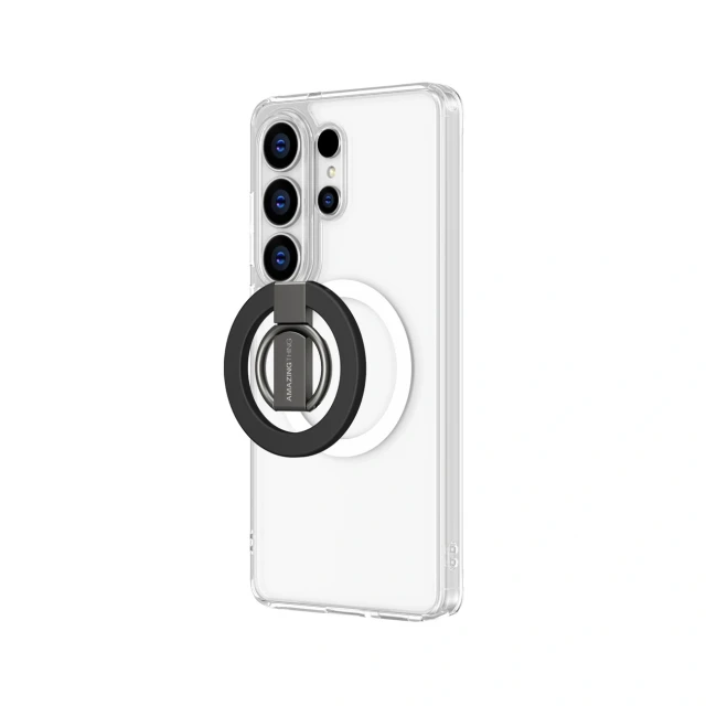 Чохол AmazingThing Minimal Ring Set для Samsung Galaxy S26 Ultra Clear with MagSafe (4896238102236)