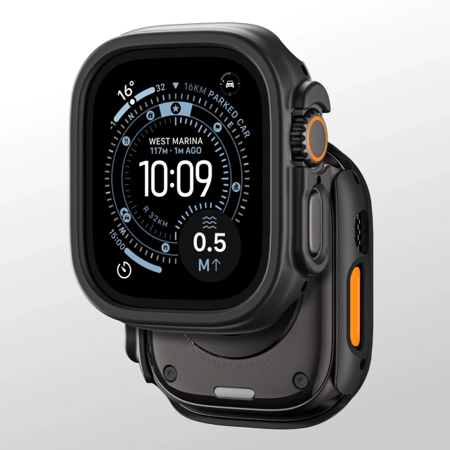Чохол AmazingThing Minimal для Apple Watch Ultra 3 49 mm Black (4896238520092)