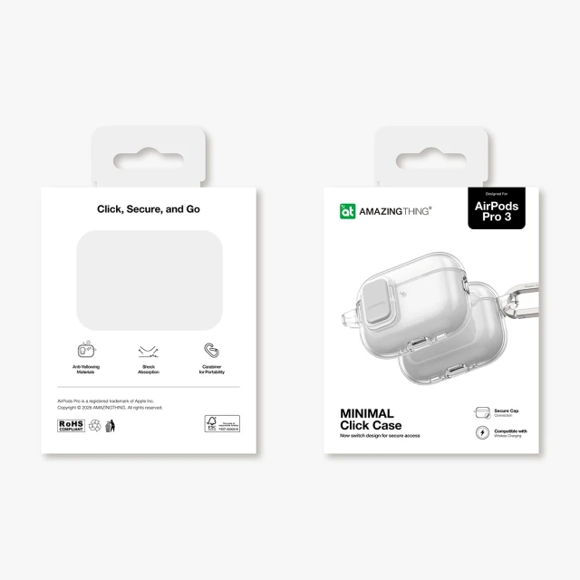 Чохол AmazingThing Minimal Case для AirPods Pro 3 Transparent (4896238540007)