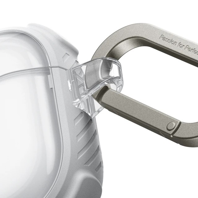 Чохол AmazingThing Titan Pro Mag Case Clear для AirPods Pro 3 White (4896238540106)