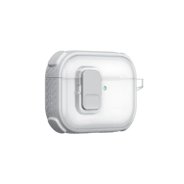 Чохол AmazingThing Titan Pro Mag Case Clear для AirPods Pro 3 White (4896238540106)