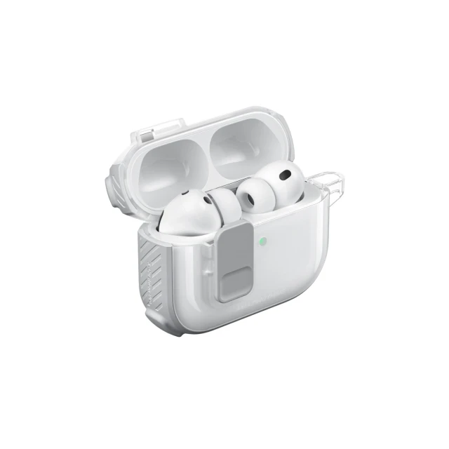 Чохол AmazingThing Titan Pro Mag Case Clear для AirPods Pro 3 White (4896238540106)