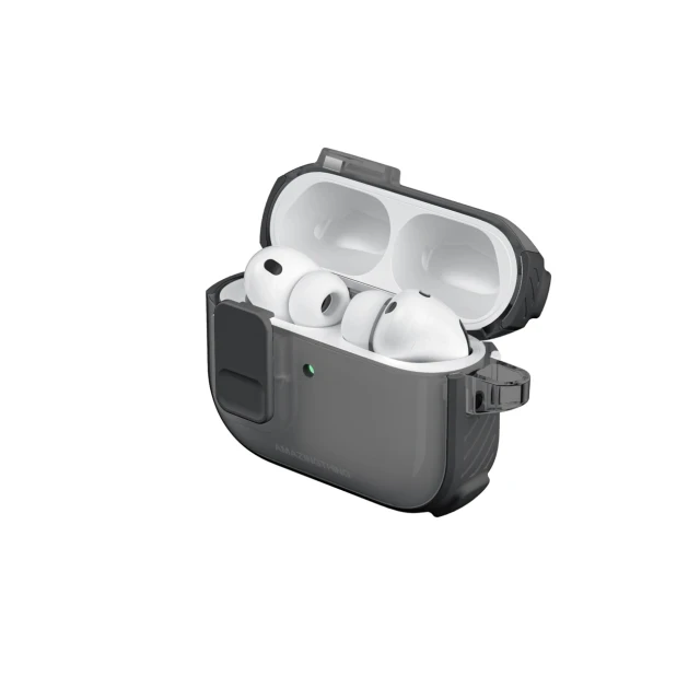 Чохол AmazingThing Titan Pro Mag Case Clear для AirPods Pro 3 Black (4896238540113)