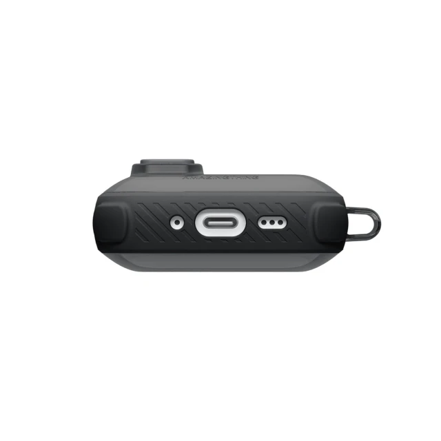 Чохол AmazingThing Titan Pro Mag Case Clear для AirPods Pro 3 Black (4896238540113)