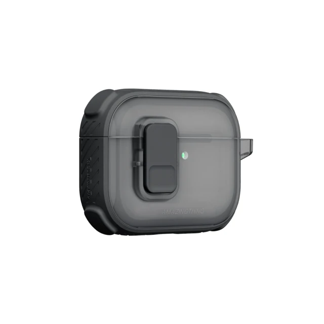 Чохол AmazingThing Titan Pro Mag Case Clear для AirPods Pro 3 Black (4896238540113)