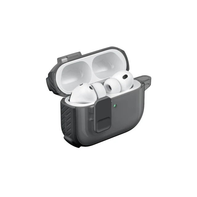 Чохол AmazingThing Titan Pro Mag Case Clear для AirPods Pro 3 Black (4896238540113)