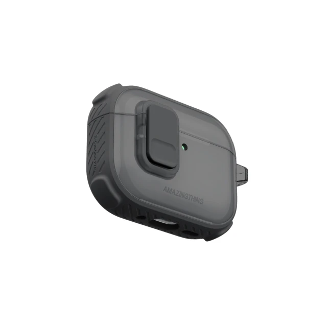 Чохол AmazingThing Titan Pro Mag Case Clear для AirPods Pro 3 Black (4896238540113)