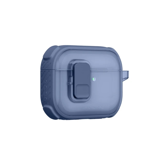 Чохол AmazingThing Titan Pro Mag Case Clear для AirPods Pro 3 Blue (4896238540120)