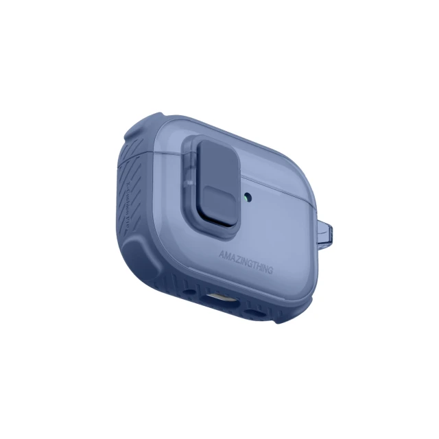 Чохол AmazingThing Titan Pro Mag Case Clear для AirPods Pro 3 Blue (4896238540120)