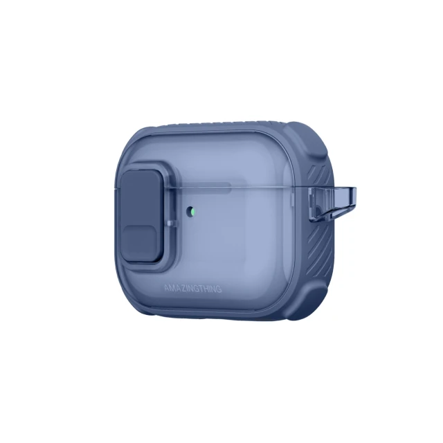 Чохол AmazingThing Titan Pro Mag Case Clear для AirPods Pro 3 Blue (4896238540120)