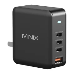 Зарядний пристрій мережевий Minix P165 GaN 3xUSB-C USB-A (NEO-P165)