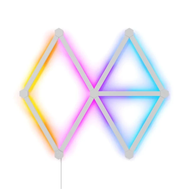 Розумне освітлення Nanoleaf Lines Starter Kit 9 панелей 16M+ кольорів White (4897105330042)