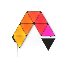 Панелі освітлення Nanoleaf Shapes Black Triangles Starter Kit 9 шт 42 Вт WiFi (4897105331513)
