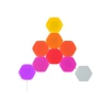 Панелі освітлення Nanoleaf Shapes Black Hexagons Starter Kit 9 шт 42 Вт WiFi (4897105335931)