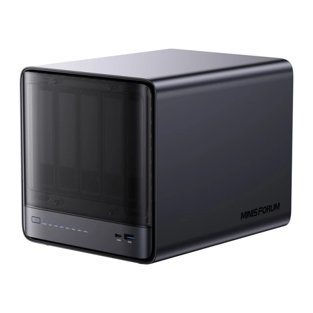 Міні ПК Minis Forum NAS N5 Pro Ryzen AI 9 HX Pro 370 (4897118834339)