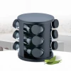 Набір контейнерів для спецій Maestro MR-1725 12 шт Black (4897144671076)