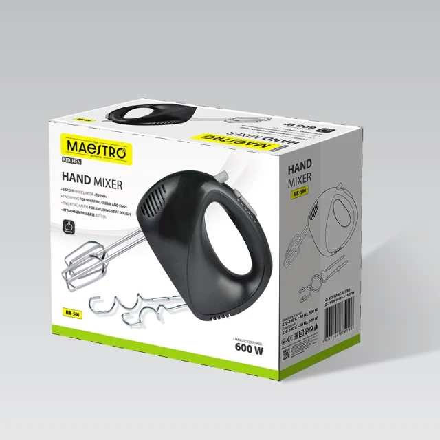 Миксер Maestro MR-500 600 Вт (4897144674190)