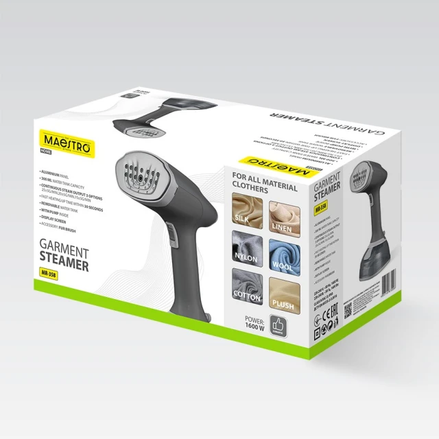 Відпарювач Maestro MR-358 1600 Вт (4897144675098)
