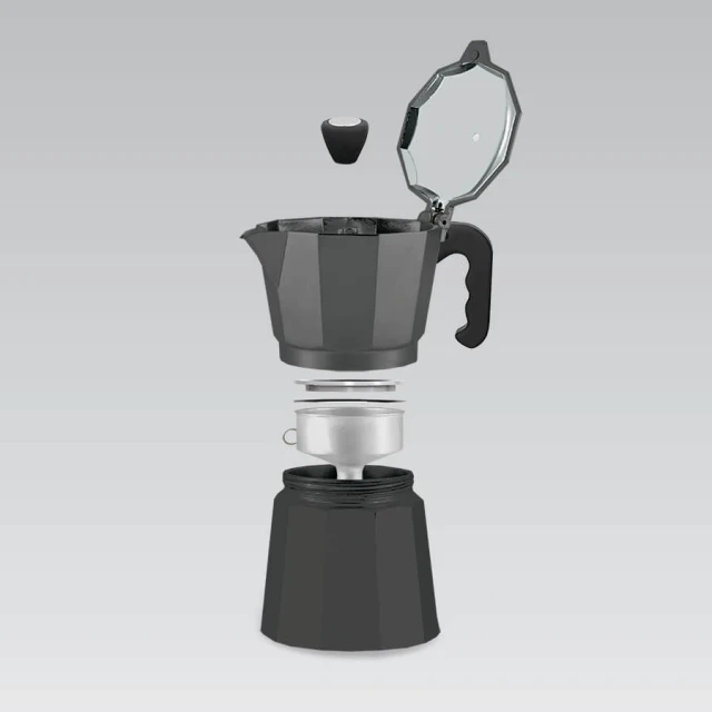 Гейзерна кавоварка Maestro 3 чашки 150 мл Black (4820177146068)