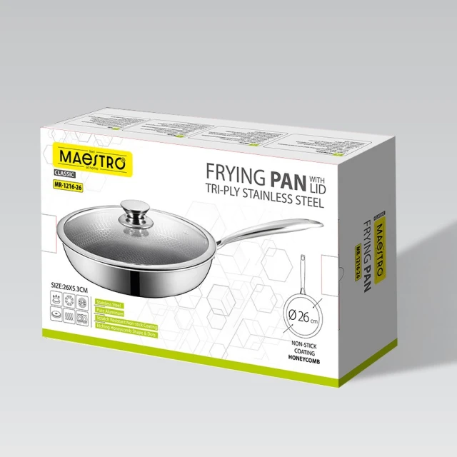 Сковорода з кришкою Maestro 26 см (4897144676446)