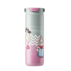 Термокружка для детей Maestro MR-1644-C-NEW Girls 600 мл Pink (4897144676705)