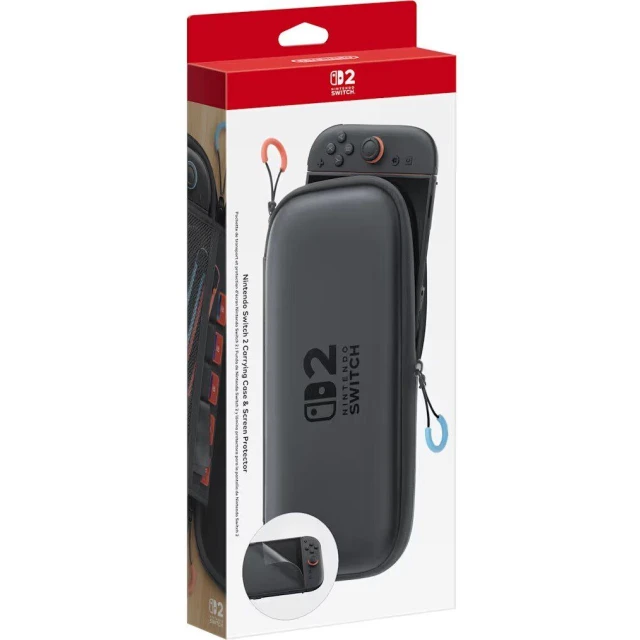 Чохол Nintendo з захисною плівкою для Nintendo Switch 2 Black (4902370553246)