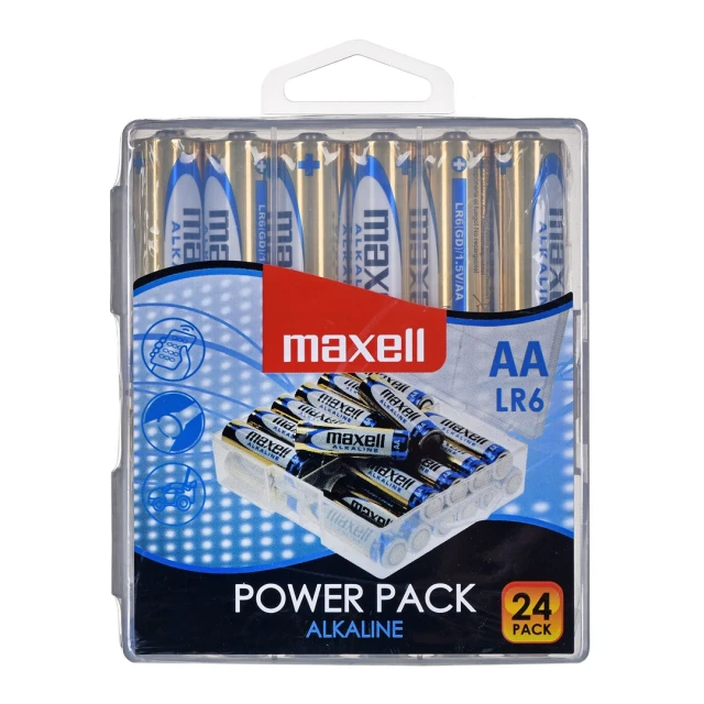 Батарейка Maxell Alkaline AA LR6 24 шт (4902580748326)