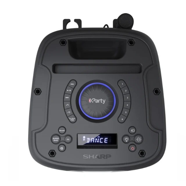 Портативна колонка Sharp PS-949 XParty Street Beat 132 Вт Bluetooth Black (4974019204482)