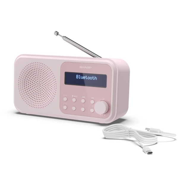 Портативне радіо Sharp Tokyo Digital Radio DR-P420(PK) Bluetooth Pink (4974019204529)