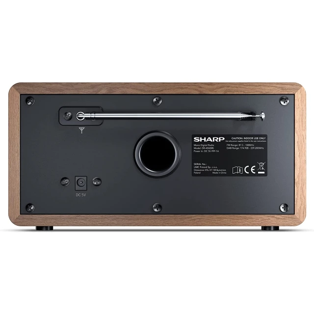 Цифрове радіо Sharp DR-450 FM/DAB/DAB+ Bluetooth Brown (4974019975887)