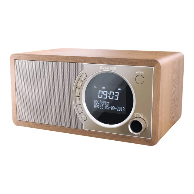 Цифрове радіо Sharp DR-450 FM/DAB/DAB+ Bluetooth Brown (4974019975887)