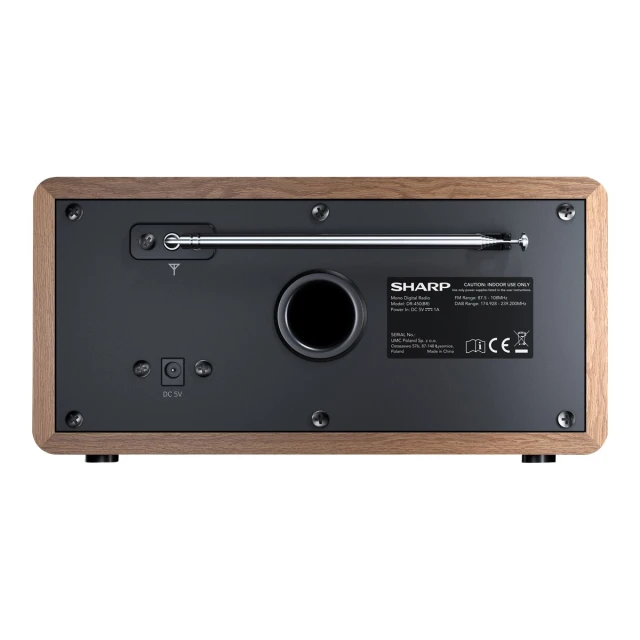 Цифрове радіо Sharp DR-450 FM/DAB/DAB+ Bluetooth Brown (4974019975887)