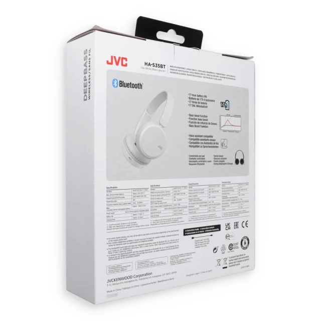 Навушники JVC HAS35BTWU White (4975769458590)