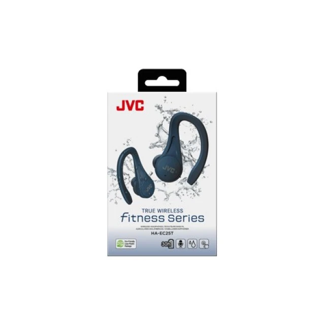 Навушники JVC HA-EC25T бездротові спортивні Blue (4975769472169)