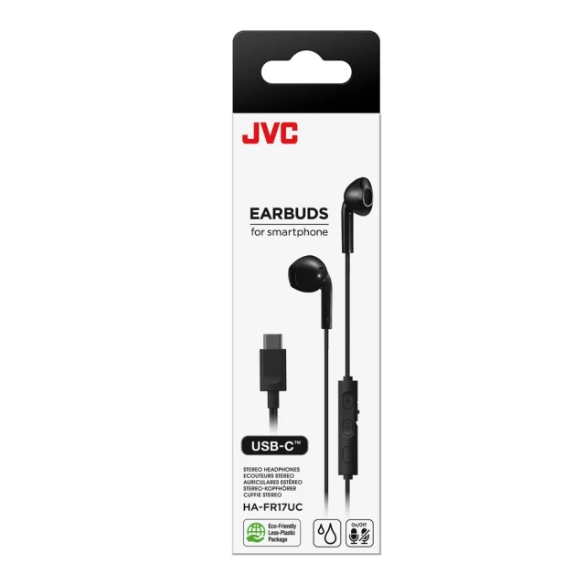 Навушники JVC HA-FR17UC USB-C Black (4975769477607)