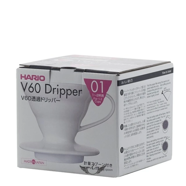 Пуровер Hario V60-02 керамічний White (4977642143364)